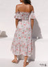 Off-Shoulder Gypsy Boho Maxi Dress Alaina